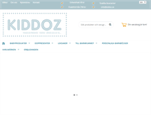 Tablet Screenshot of kiddoz.se